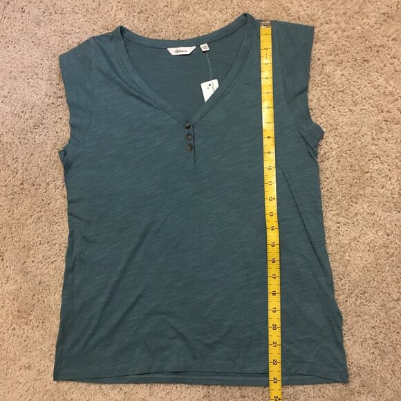 NWT Cadet Blue Polo Muscle Sleeve Cotton Tee - Picture 12 of 13